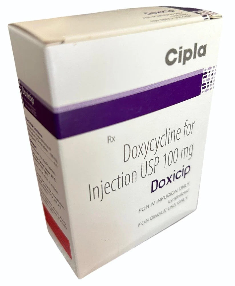 Doxicip 100mg Doxicyclin injection Cipla