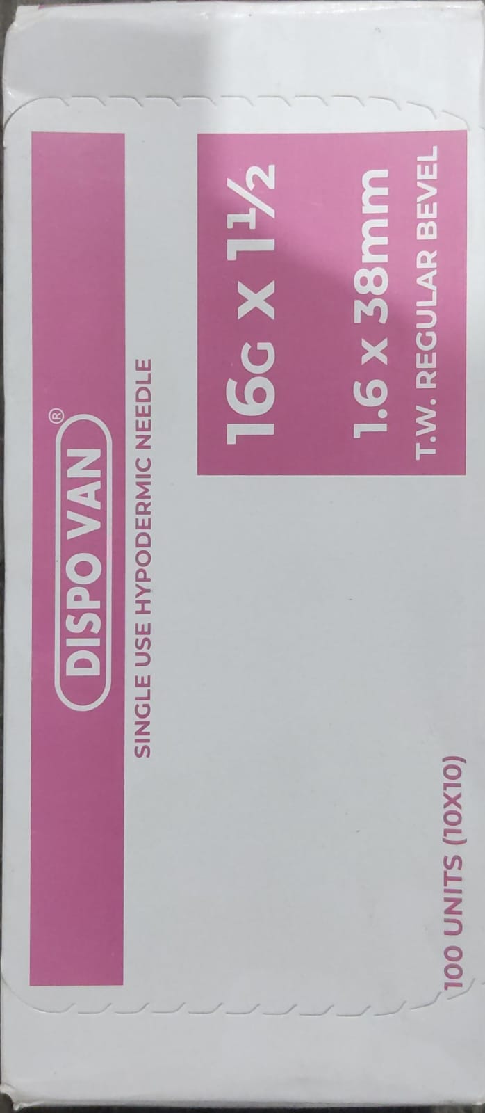 Needle  Dispovan 16G