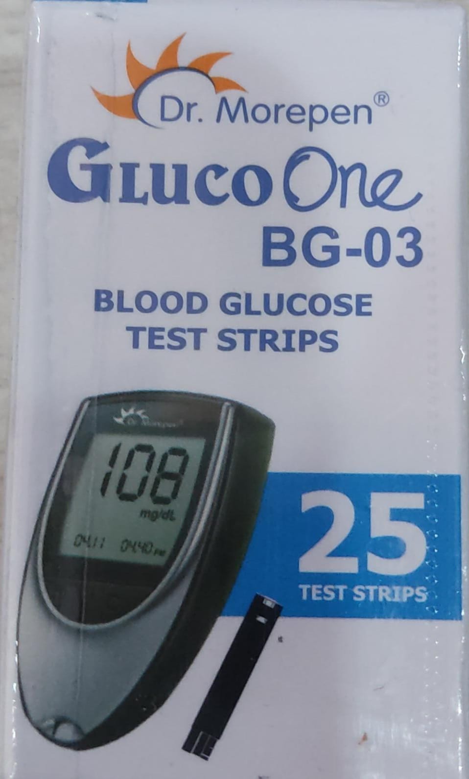 Dr. Morepen GLUCONE 25 STRIPS 25strips