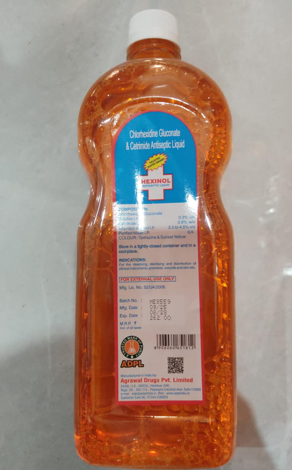Aggarwal Savlon (Hexinol) 1Ltr