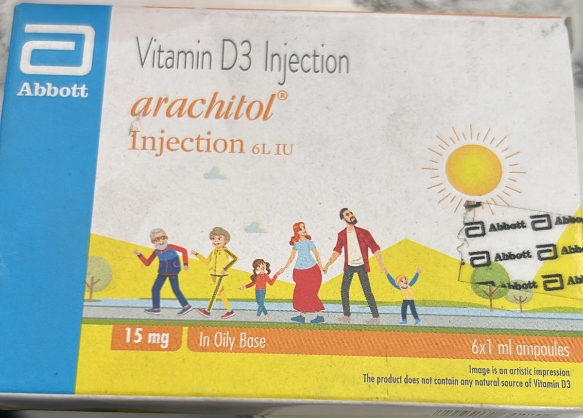 Vitamin D3 injection abbott (Arachitol) (6 ampoules)