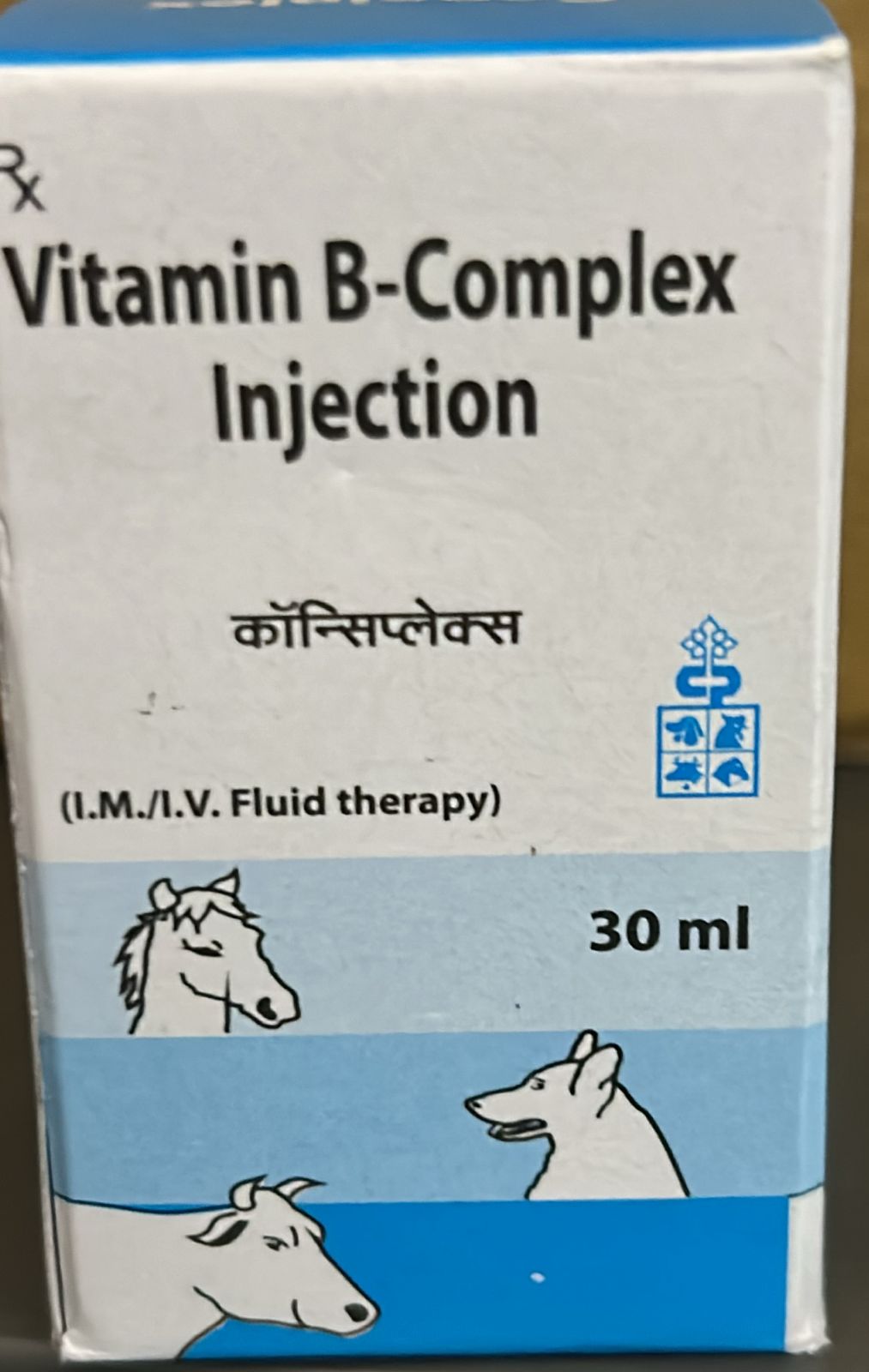 Vitamin B Complex injection (Concept Pharma) (Conciplex vial) (30 ml vial)