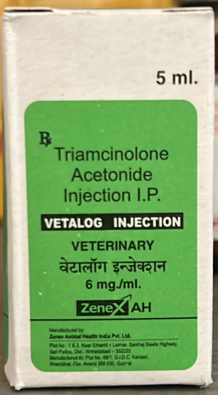 Triamcinolone Acetonide Injection (Zenex) (Vetalog 5ml)