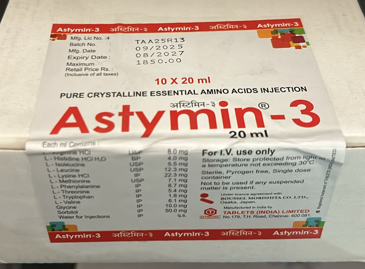 Astymin 20ml Ampoule - Tablet India