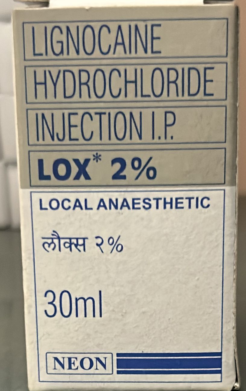 Lox 30ml Vial Neon - Lignocaine