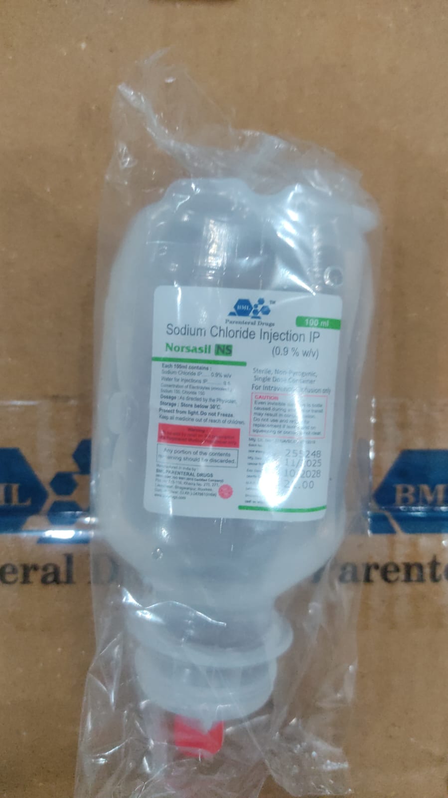NORMAL SALINE 100ML BML
