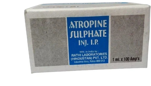 Atropine 1ml Rathi (100 ampoule box)
