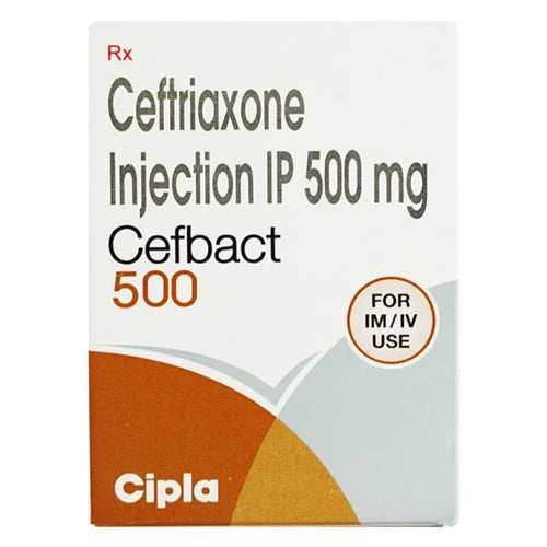 Ceftriaxone 500mg Cipla Cefbect 500