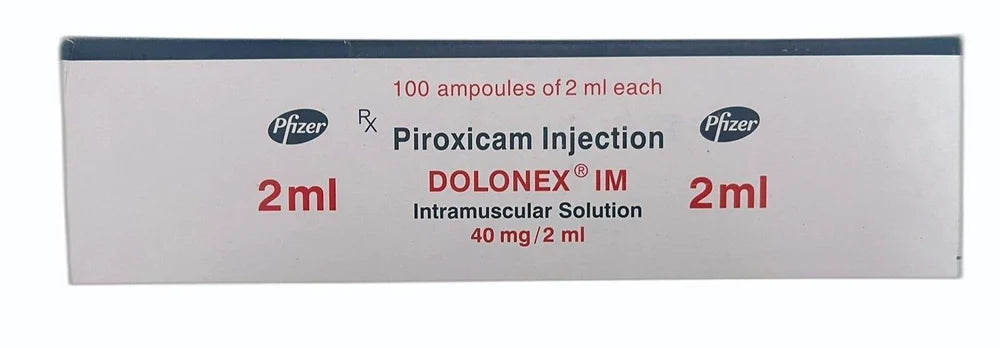 Dolonex Injection Piroxicam Pfizer (5 Ampoule Strip)