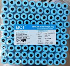 Axies NON VACCUM CITRATE TUBES 100pcs