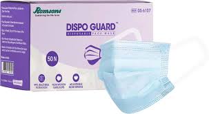 Romsons 3 Ply Face Mask (50 Pcs box)