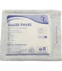 Medisure Sterile Gauze Swab 5x5cm (25 x 4 pcs in a box)