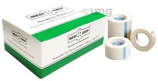 Paper Tape Medigrip 1/2" x 9 mtr