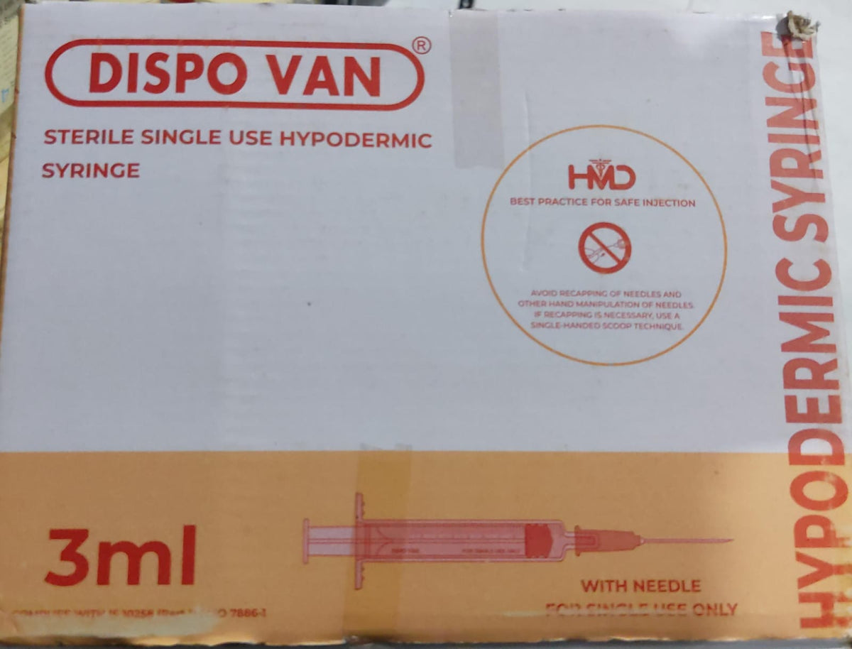 Dispovan Syringe Dispovan 3 ml