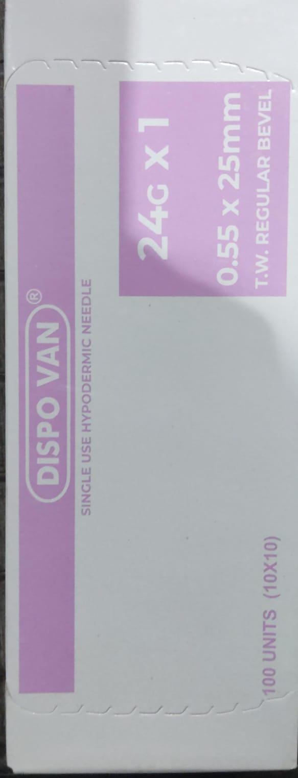 Needle  Dispovan 24G
