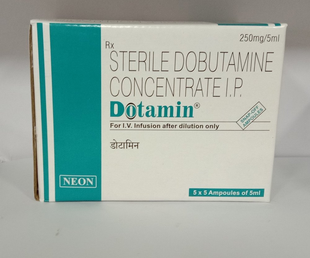 Dotamin Injection Dobutamin Neon (5 ampoule strip)