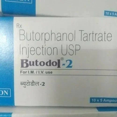 Butodol 2mg Butraphanol Neon (5 ampoule Strip)