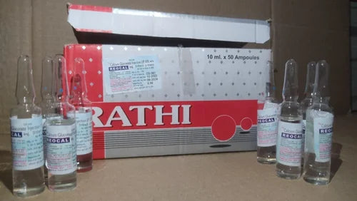 Calcium Gluconate Rathi (50 ampoule box)