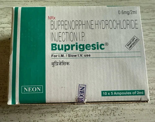 Bupregesic Buprenorphine 2ml Neon (5 ampoule strip)